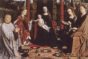 Gerard David The Virgin and Child with Saints and Donor painting